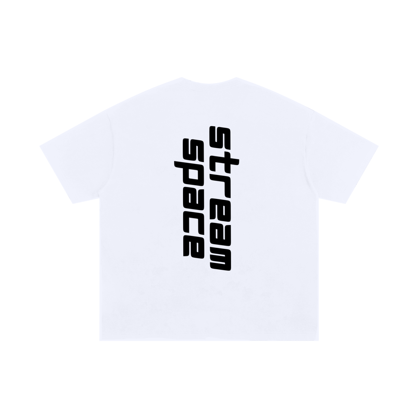 "System Override" StreamSpace Oversized T-Shirt (white)