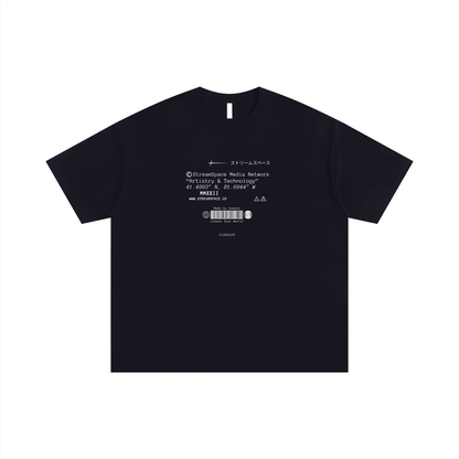 "System Override" StreamSpace Oversized T-Shirt (black)
